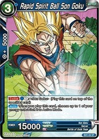 Rapid Spirit Ball Son Goku - SD1-04
