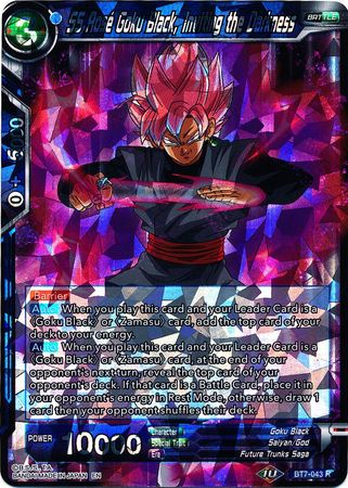 SS Rose Goku Black, Inviting the Darkness - BT7-043 - Rare