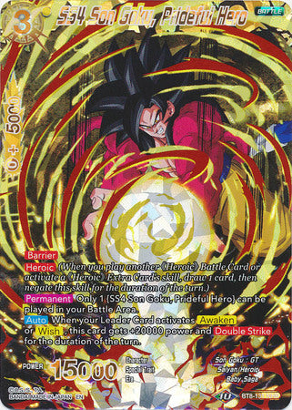 SS4 Son Goku, Prideful Hero - BT8-131 - Noble Hero Rare