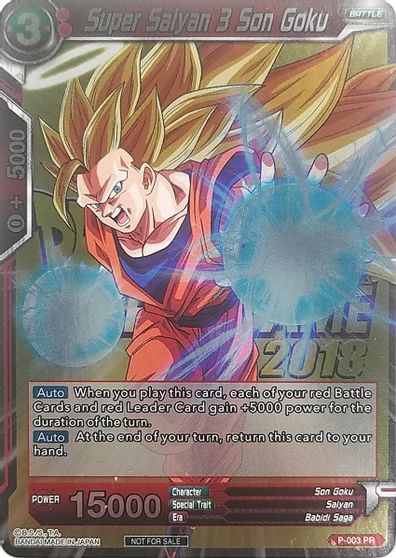 Super Saiyan 3 Son Goku (Metallic Foil) (Event Pack 2018)