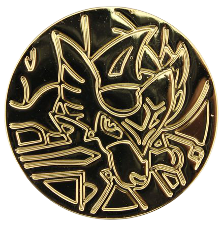 口袋妖怪 Zacian 收藏硬币（金金属）
