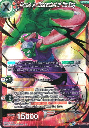 Piccolo Jr., Descendant of the King - BT12-004 - Super Rare