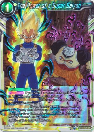 The Power of a Super Saiyan - BT13-120 - Super Rare