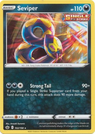 Seviper - 102/198 - Rare