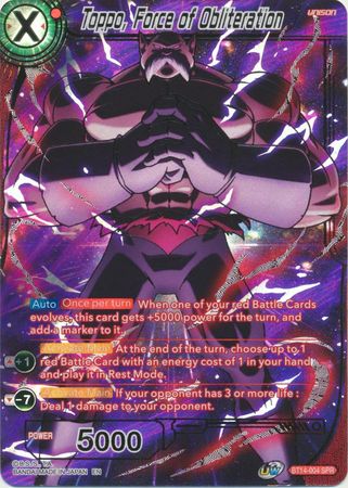 Toppo, Force of Obliteration (SPR) - BT14-004 - Special Rare
