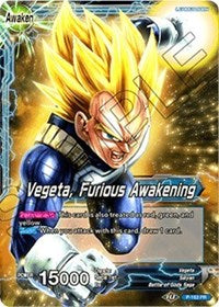 Vegeta // Vegeta, Furious Awakening (Draft Box 04 Tournament) - P-163 PR
