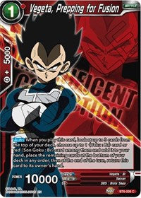 Vegeta, Prepping for Fusion - BT6-009 (Magnificent Collection)