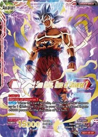 Son Goku // Ultra Instinct Son Goku, Hero of Universe 7 - SD11-01 ST