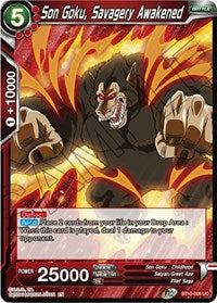 Son Goku, Savagery Awakened - BT10-006 - 1st Edition