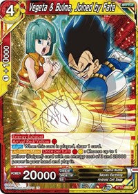 Vegeta & Bulma, Joined by Fate - BT10-146 R - 1st Edition