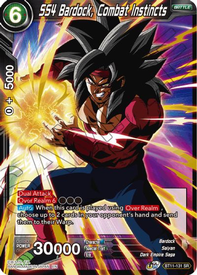 SS4 Bardock, Combat Instincts - 2nd Edition - Super Rare