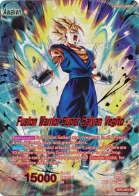 Vegito // Fusion Warrior Super Saiyan Vegito - BT2-001 R - CS. Vol 1