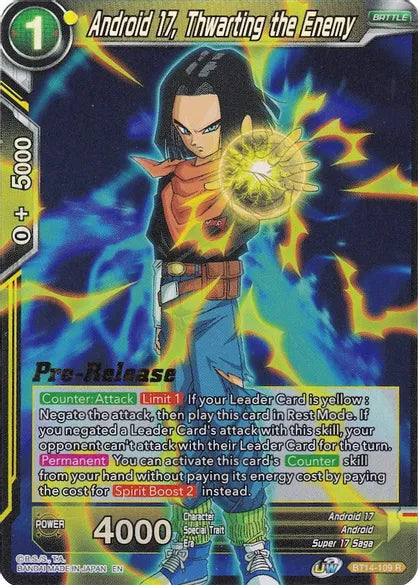 预发布 - Android 17，挫败敌人 - BT14-109 R