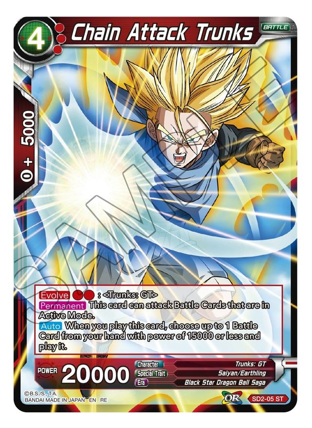 Trunks Chain Attack - SD2-5 RE