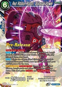 Red Ribbon Robot Colossal Power BT17-038 R