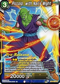 PRE RELEASE - Piccolo with Nails Might BT17-090