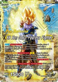 PRE RELEASE - Son Goku SS Son Goku Fearless Fighter BT17-081