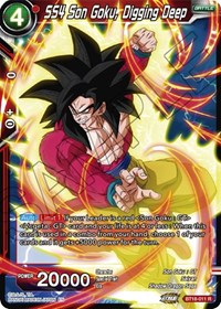 SS4 Son Goku, Digging Deep - BT18-011 R