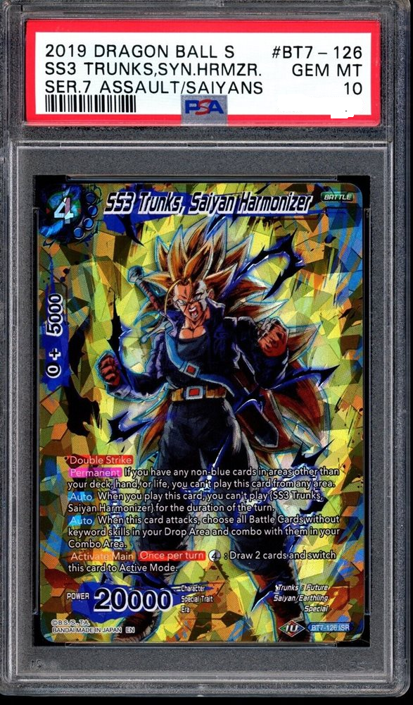 SS3 Trunks, Saiyan Harmonizer - PSA 10