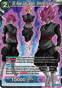 SS Rose Goku Black, Shining Illusion - EX22-07 - Ultimate Deck 2023