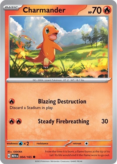 Charmander - 004/165