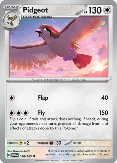 Pidgeot - 018/165