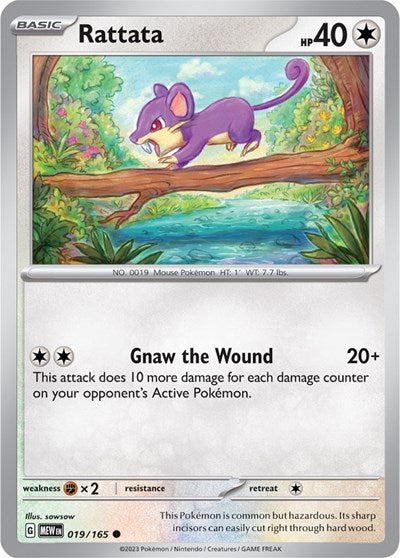 Rattata - 019/165