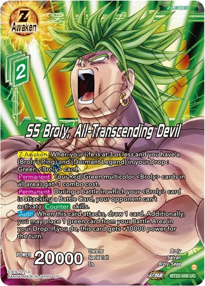 SS Broly, All-Transcending Devil - BT22-056