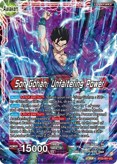 Son Gohan // Son Gohan, Unfaltering Power BT22-001