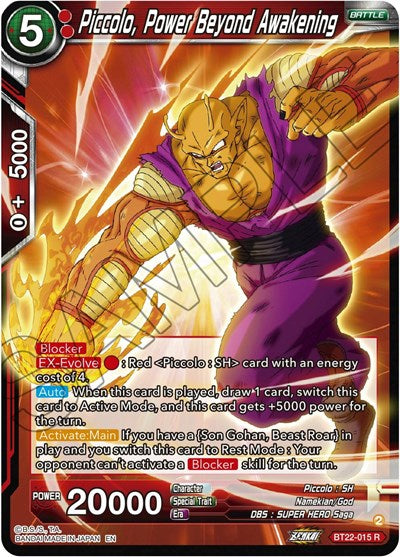 Piccolo, Power Beyond Awakening - BT22-015