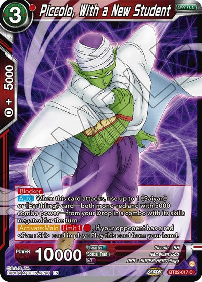 Piccolo, With a New Student - BT22-017