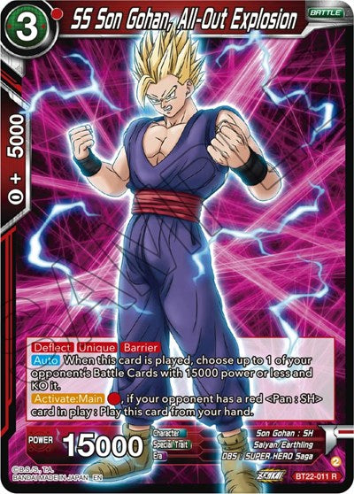 SS Son Gohan, All-Out Explosion - BT22-011