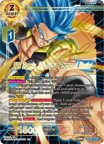SSB Gogeta, Miraculous Strongest Warrior - EX23-10
