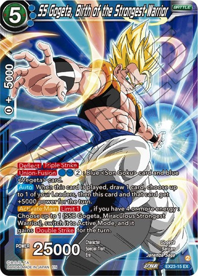 SS Gogeta, Birth of the Strongest Warrior - EX23-15