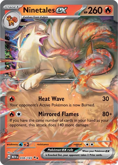 Ninetales ex - 038/165