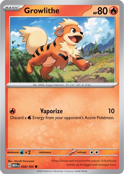 Growlithe - 058/165