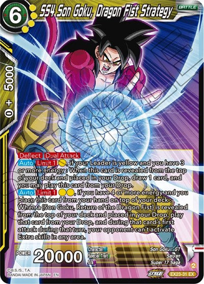 SS4 Son Goku, Dragon Fist Strategy - EX23-31