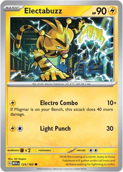 Electabuzz - 125/165