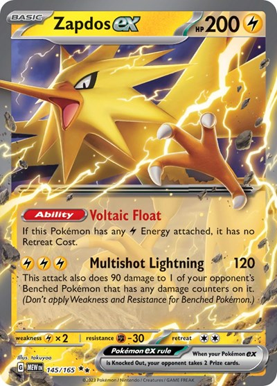 Zapdos ex - 145/165