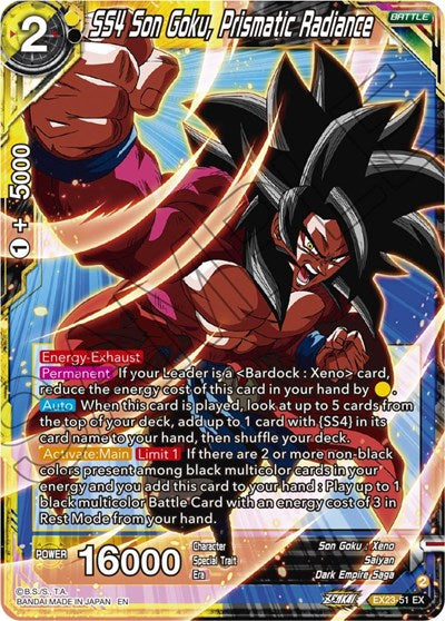 SS4 Son Goku, Prismatic Radiance - EX23-51