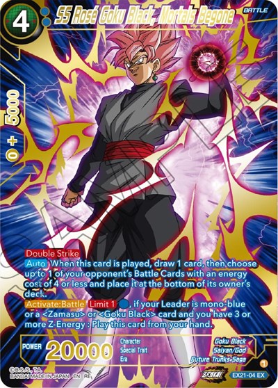 SS Rose Goku Black, Mortals Begone (Alternate Art) - EX21-04