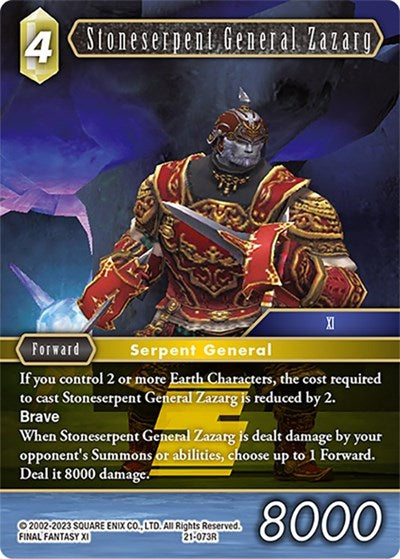 Stoneserpent General Zazarg 21-073