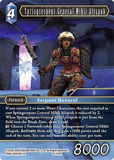 Springserpent General Mihli Aliapoh 21-107