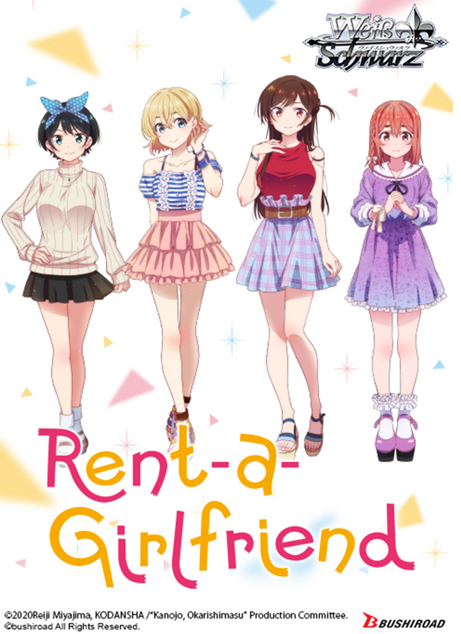 weiss schwarz rent a girlfriend booster box 2 Set Info, First Day Prices, & All The Cards In The Box! SIGN CARDS Every pack you purchase has a chance to contain aSign card Weiss Schwarz - Rent-A-Girlfriend -