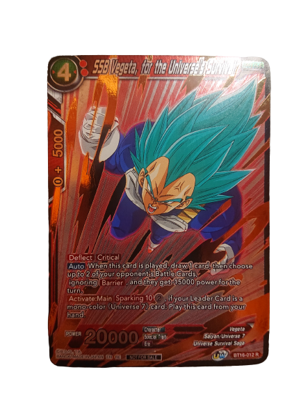 SSB Vegeta, for the Universe's Survival - BT16-012 R