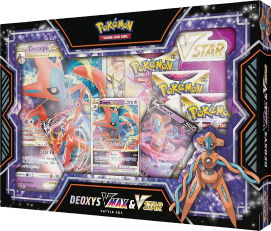 Pokemon TCG: Deoxys/Zeraora VMAX & VSTAR Battle Box - Assorted