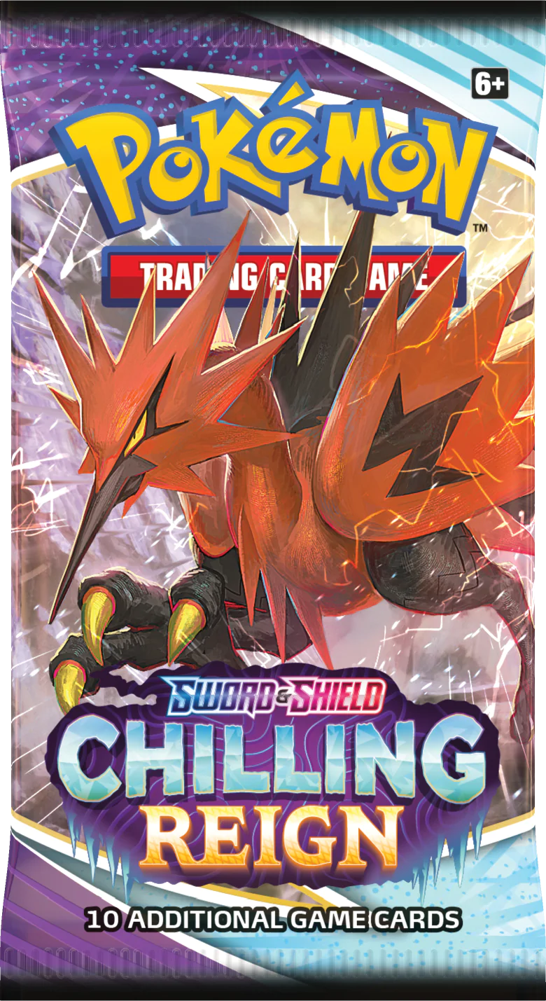 how many packs in chilling reign booster box Pokemon TCG SWSH06: Sleeved Pack there are so many cards to discover Pokemon TCG Chilling Reign Booster