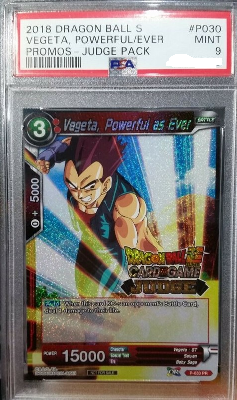 Vegeta, Powerful as Ever - Judge PROMO - PSA 9