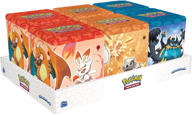 Pokemon TCG Stacking Tin Fighting/Fire/Darkness -  Assorted