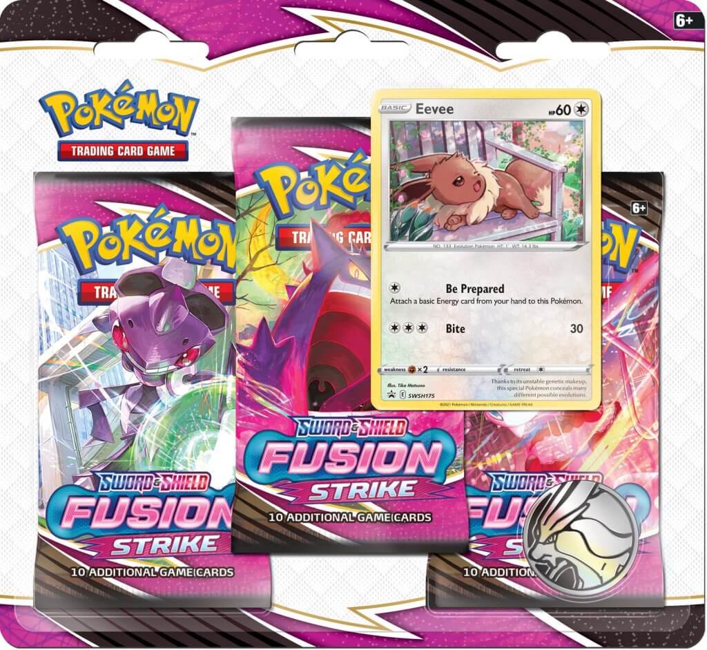 Pokémon - Fusion Strike Three Booster Blister